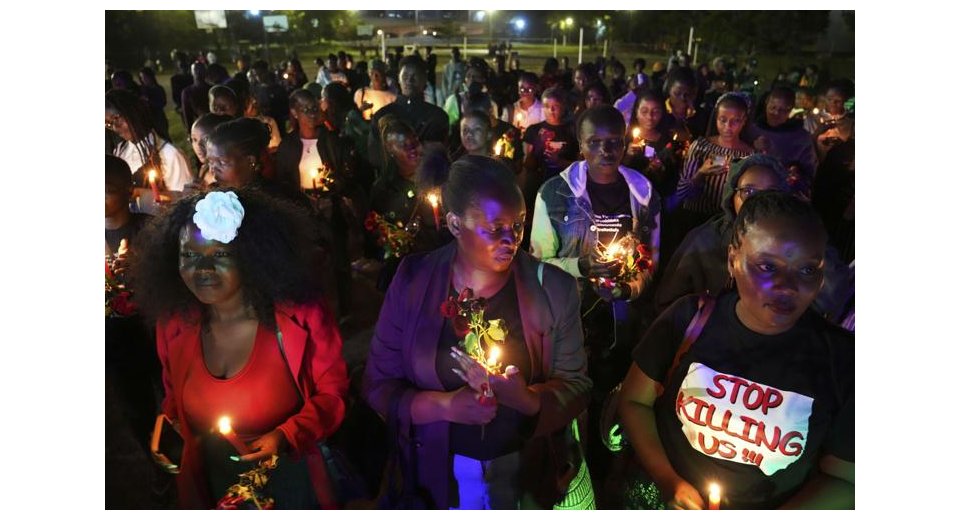 ’Dark Valentine’ in Nairobi as hundreds protest the rise in femicides