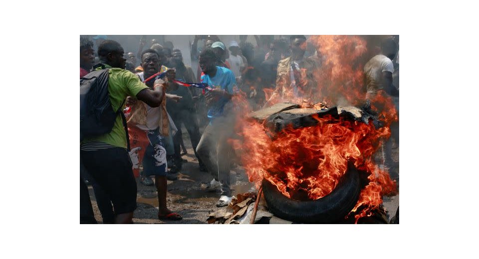 Congo protesters burn US and Belgian flags, target Western embassies