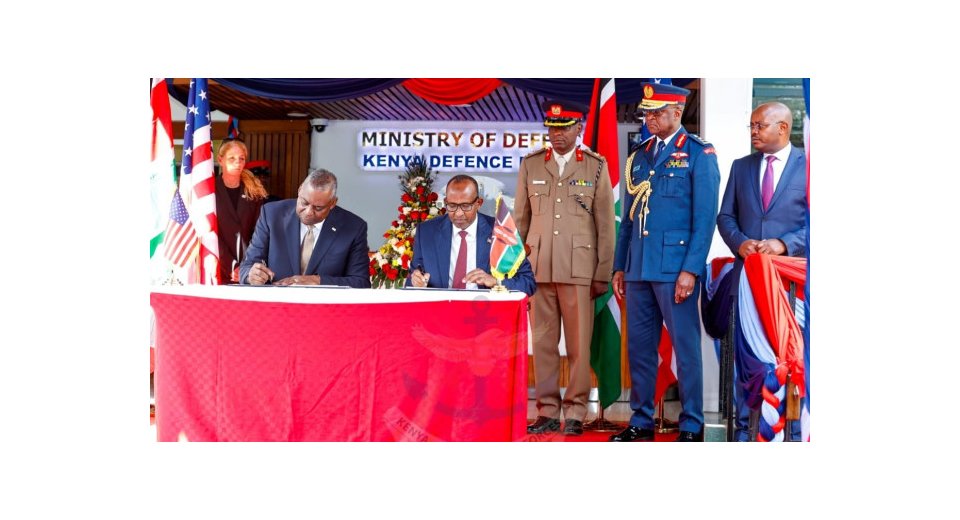 US and Kenyan defence ministers highlight importance of security partnership