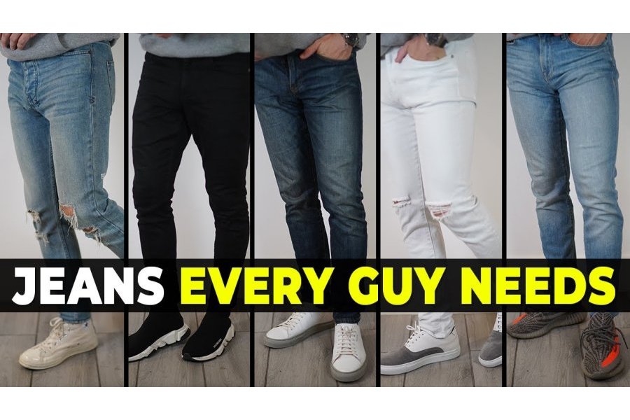 Types of men’s denim jeans