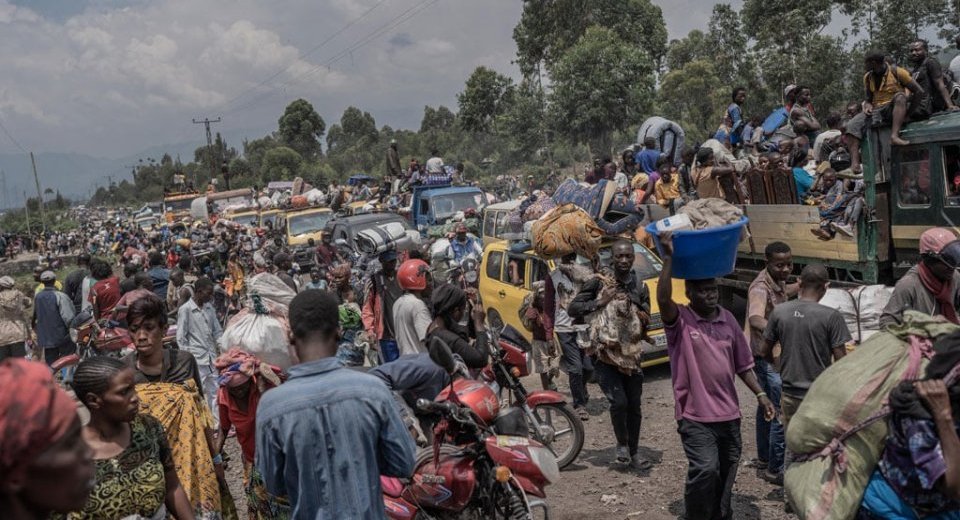 DRC: Thousands flee homes as fighting intensifies in Goma