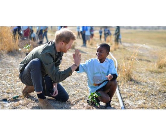 Prince Harry makes surprise return to Africa