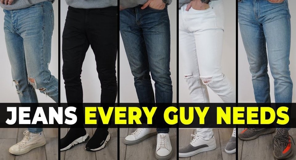 Types of men’s denim jeans